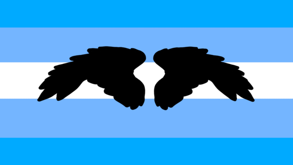 Winggender is a gender in which you feel euphoric from the concept of having wings.