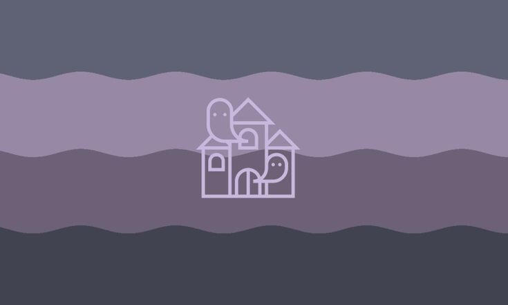 Hauntique is a gender related to haunted houses and mansions as a thunderstorm looks outside.