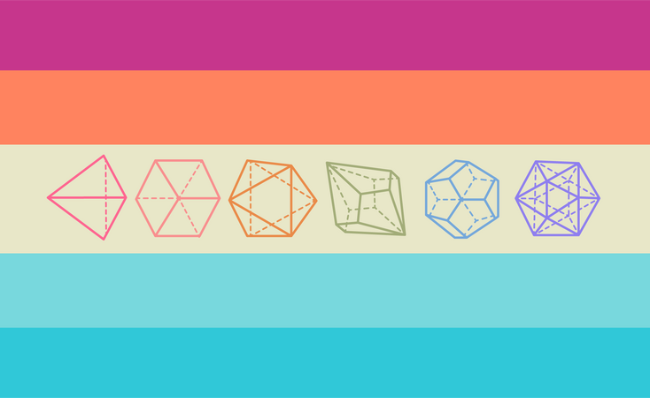 Dodechadicegender is a gender that feels chaotic, like the random result of rolling dice during a TRPG.